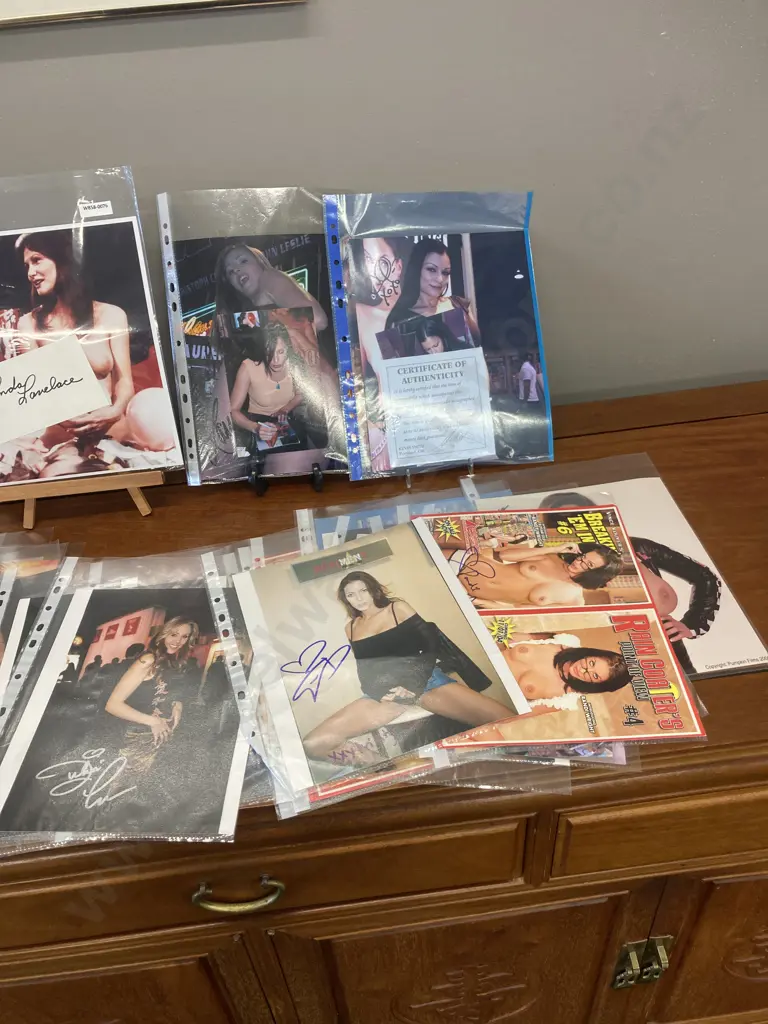 Adult Film Stars Signed Photos With COA Image 1++